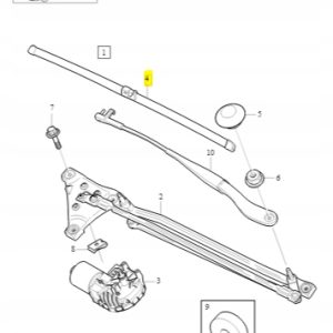 Pióra wycieraczek Volvo OE 31250286 - obrazek 2