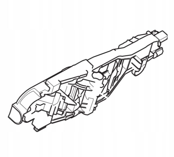 Mechanizm lewego zamka Volvo 31378250