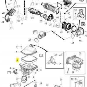 Wkład filtra powietrza Volvo 31370089 - obrazek 2
