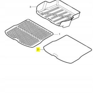 Mata dwustronna czarne Volvo S40 8698649 - obrazek 3