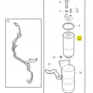 Filtr paliwa Volvo V70 S70 S80 31262351 D5252T ASO - obrazek 2