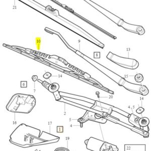 Pióra wycieraczek Volvo 30784428 - obrazek 4