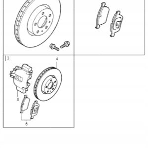 Tarcza Hamulcowa 15'' przód Volvo S60 S60 V70 XC70 - obrazek 2