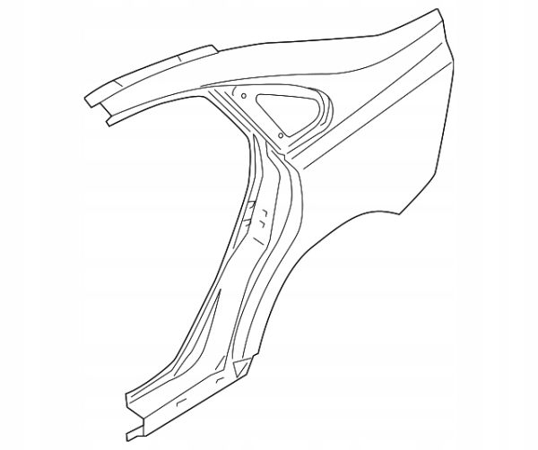 Błotnik tylny prawy Volvo S40 8678851