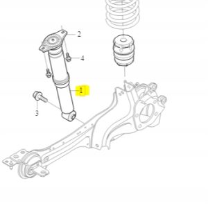 Amortyzator tył Volvo S60 31429911 - obrazek 5