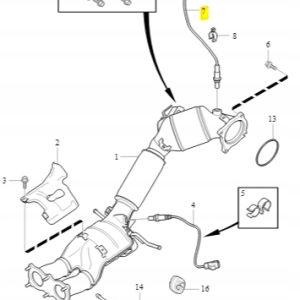 Sonda lambda Volvo S60 S80 V60 V70 XC60 XC70 B6304 - obrazek 2