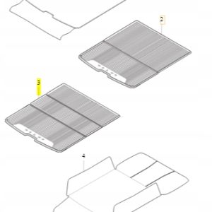Mata bagażnika czarna Volvo XC90 II 7-osobowe - obrazek 2
