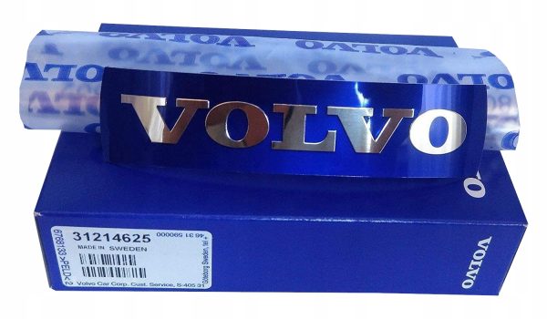 Emblemat naklejka na grill Volvo OE 115mm 31214625