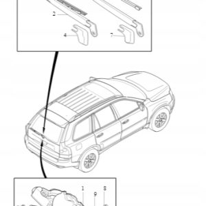 Wycieraczka tylna Volvo 30649040 XC90 I (03-) ASO - obrazek 2