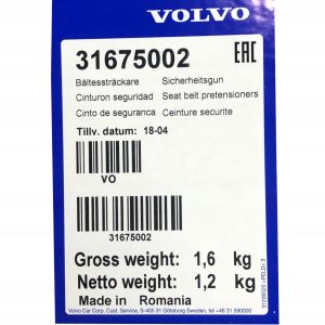 Pas bezpieczeństwa tył Volvo XC90 16-19 31675002 - obrazek 4