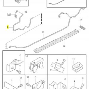 Przewód paliwowy S80 8627887 - obrazek 2