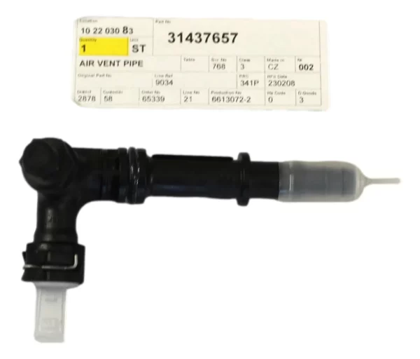 Wysprzęglik sprzęgła przewód powietrza Volvo OE 31367218