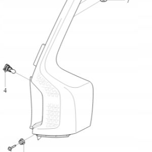 Lampa tylna lewa LED Volvo XC90 31468537 - obrazek 2