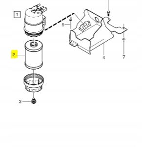Filtr paliwa Volvo OE 31273979 - obrazek 2