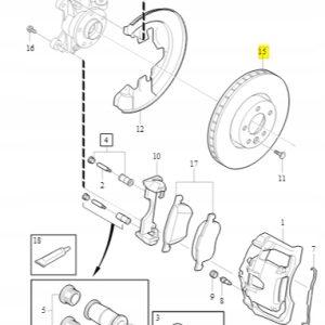 Tarcza Hamulcowa Przód Volvo 16,5'' - obrazek 2