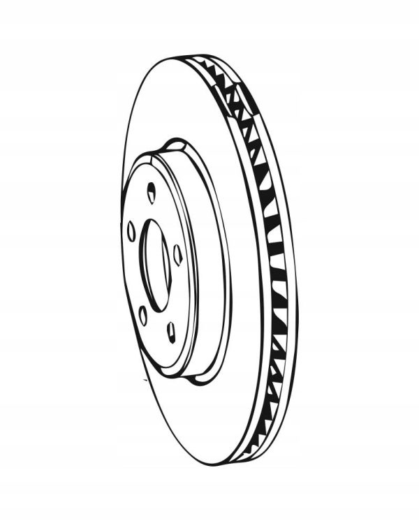 Tarcza hamulcowa Przód Prawa S70 C70 V70 XC70