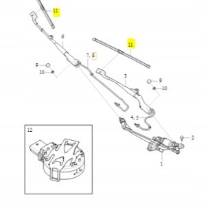 Pióra wycieraczek Volvo XC40 31662390 - obrazek 2