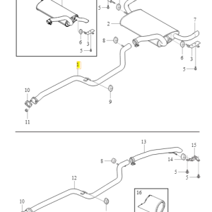 Rura Wydechowa przód Volvo V40 Diesel - obrazek 2
