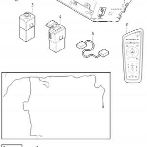 Odtwarzacz multimedialny Volvo 36002842 - obrazek 4