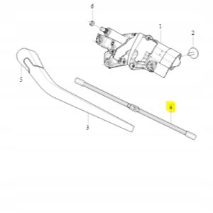 Wycieraczka tylna Volvo 32274892 XC60 II (17-) ASO - obrazek 2