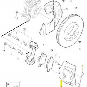 Zacisk hamulcowy prawy przód Volvo XC90(03-) - obrazek 2