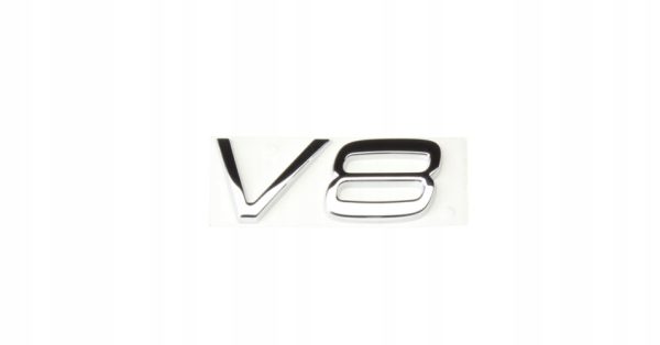 Emblemat V8 mocowany na klape Volvo OE 8693955