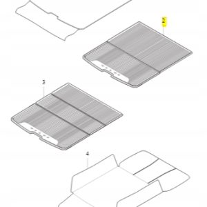 Mata bagażnika czarna Volvo XC90 II 5-osobowe 32394444 - obrazek 2
