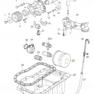 Filtr oleju Volvo 30887496 - obrazek 2
