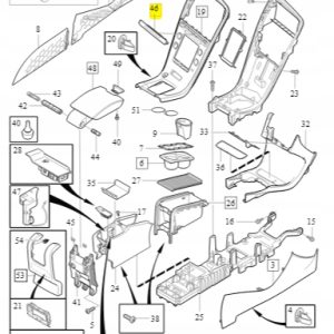Listwa ozdobna radia Volvo XC60 30755359 - obrazek 2