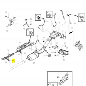 Sond lambda Volvo XC40 D4204T 32203676 - obrazek 2