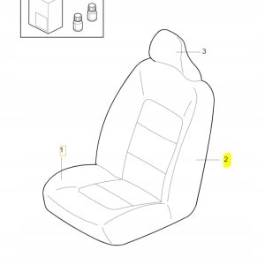 Tapicerka fotel kierowcy Volvo Ocean Race XC60 V60 - obrazek 2