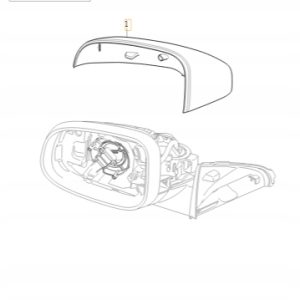 obudowa lusterka Volvo S/V60 V70 S80 V40 39804834 - obrazek 5