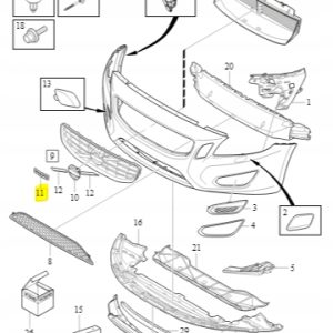 Emblemat naklejka na grill Volvo OE 115mm 31214625 - obrazek 2