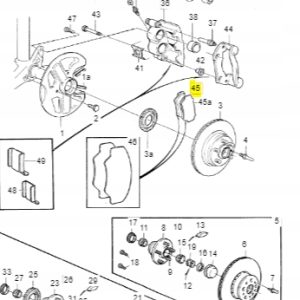 Klocki hamulcowe przód Volvo 740 760 31261181 - obrazek 2