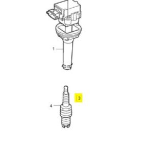 Zestaw świec zapłonowych Volvo S40 C70 C30 V50 - obrazek 2