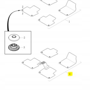 Dywaniki gumowe czarne Volvo XC60 (18-) 32332378 - obrazek 3