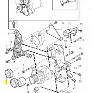 Rolka paska klinowego Volvo S40 V40 9143643 - obrazek 2
