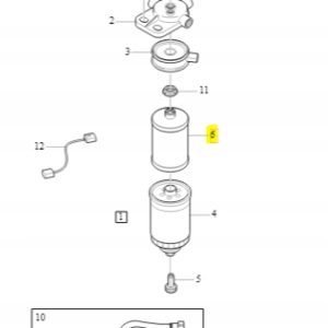 Filtr Paliwa Volvo 32242175 S60 S80 V70 XC70 XC90 - obrazek 2
