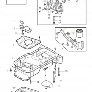Filtr oleju Volvo S40 V40 30866266 Oryginał od ASO - obrazek 3